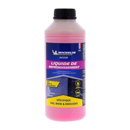 MICHELIN 009206 Liquide de Refroidissement, Rose, Adapté aux Normes VAG BMW Mercedes, 1L