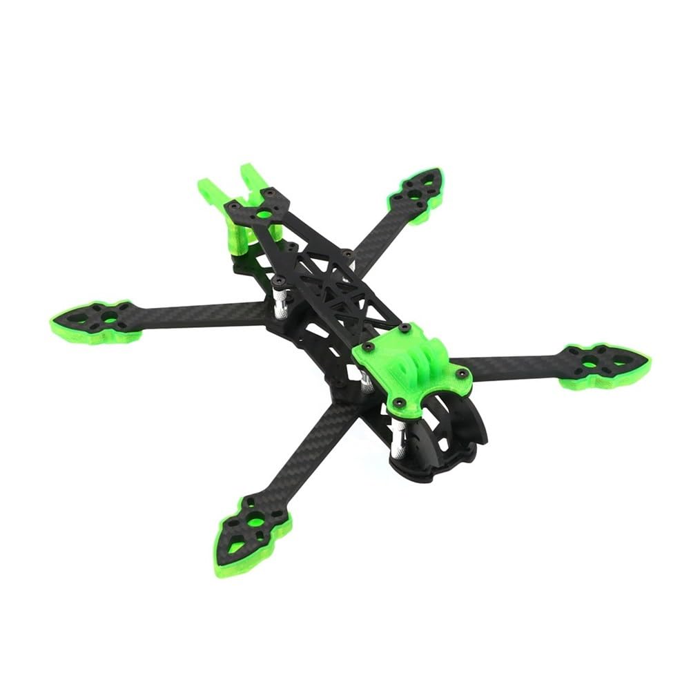 Adatto for FPV Racing Drone RC Quadcopter fai da te Freestyle con parti stampate Kit telaio da 5 pollici 240 mm Braccio in fibra di carbonio 3K da 5 mm(Frame only)