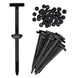 100 Pcs Nylon Universal Cable Tie Buckles, Snap-Fit Nylon Fastening Clips, Car Zip Tie Fixing Tools for Vehicle Repairs