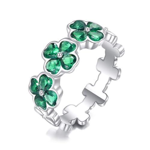 KNTTZZI �V�������b�N�����O 925�X�^�[�����O�V���o�[ ���p�g���b�N�f�[�����O 4�t�̃N���[�o�[�����O �O���[�� 4�t�̃N���[�o�[�W���G���[ �����p ��̓��M�t�g