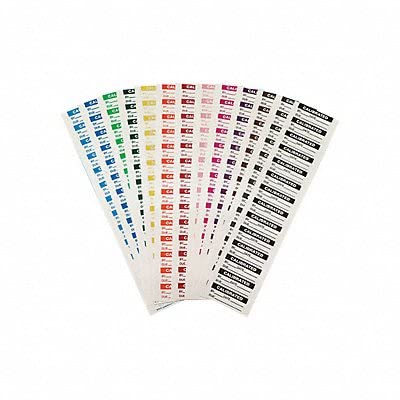 Calibration Label Color Pack, ENG, PK182