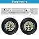 ZHITING Hygrometer Innen Mini LED Digtal Temperature Luftfeuchtigkeitsmesser für Basement, babyroom, Home, Office, -50℃ ~+70℃