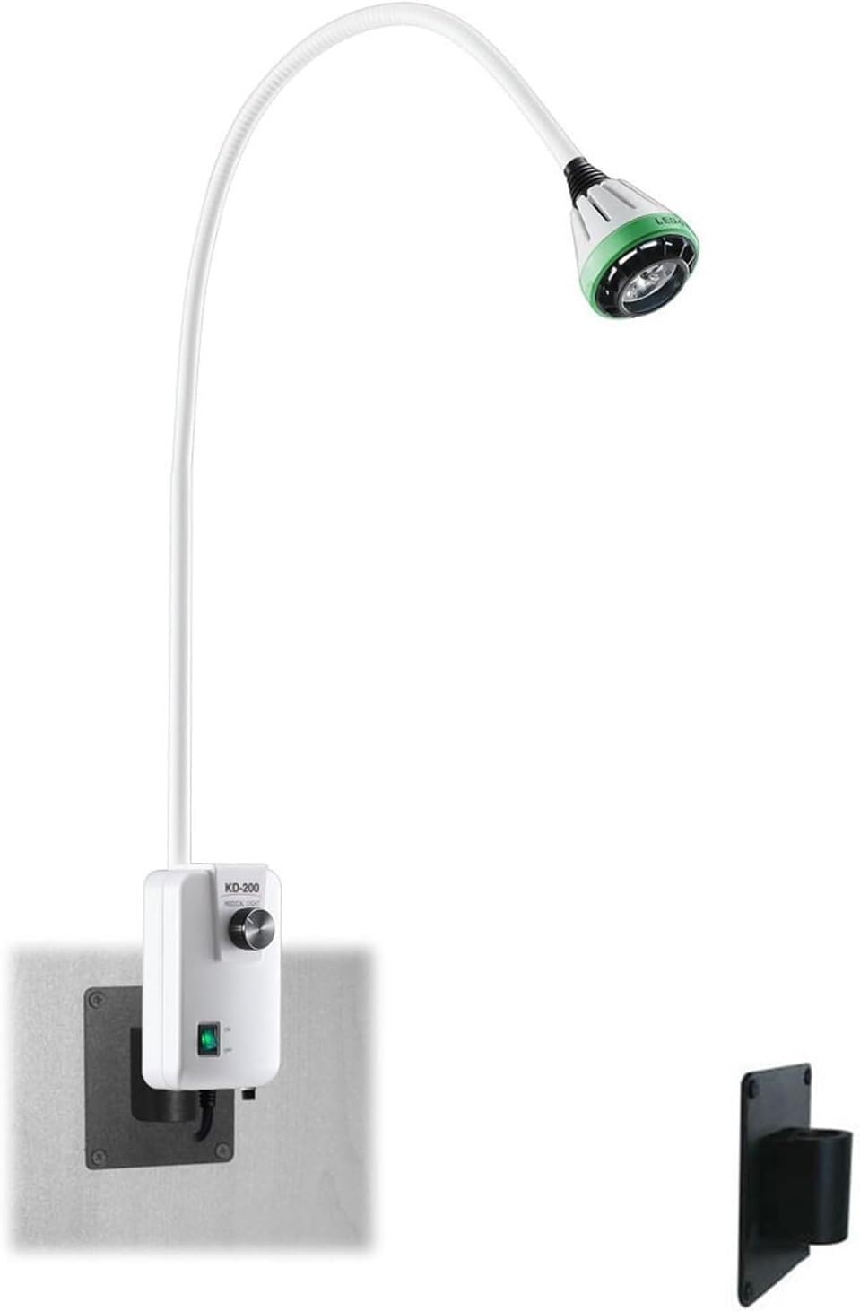 Luces de examen médicas Lámpara Dental De Pared, Lámpara De Exploración De Cuello De Cisne, Ideal For Ginecología, Consultas Externas, Estomatología Y Otorrinolaringología