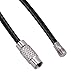 Wisdompro Keychain, 12 Pack of 4.3 Inches Stainless Steel Wire Ring 2mm Cable Loop Rings for Hanging Luggage Tag, Keys and ID Tag Keepers - Black