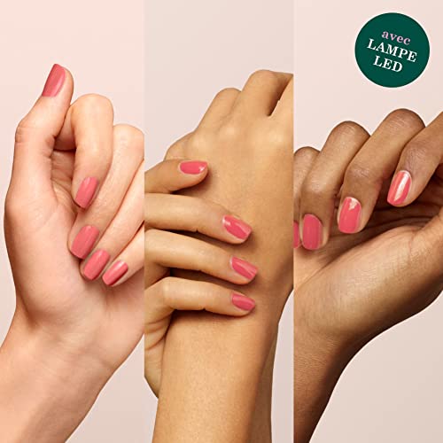 Manucurist Green Flash Gel-Nagellack Rosa - Gel-Nagellack Bois de Rose - 12-free-Nagellack, natürliche Inhaltsstoffe (84… – Bild 3