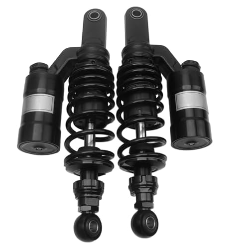 Amortisseur arrière moto 305mm universel de suspension réglable noir pour moto ancienne