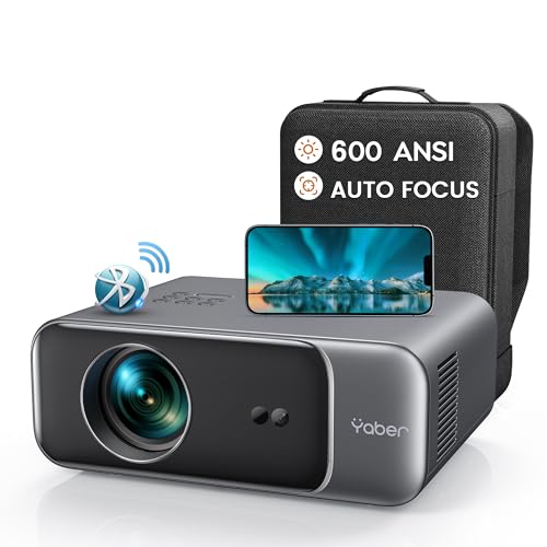 FHD Projector Built-in TV Dongle, Yaber K2s WiFi 6 Bluetooth Outdoor