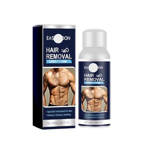 KLYso Spray Depilatorio For Hombres: Barba, Axilas, Piernas Y Pecho: Depilación Suave Y No Irritante.(1PCS)