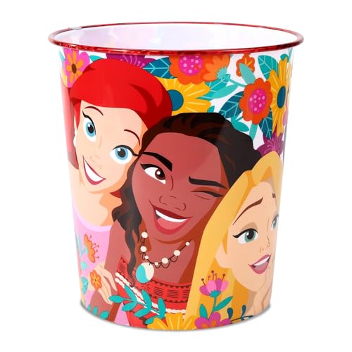 Zawadi Global Disney Princess Corbeille à papier pour enfants, idéale pour la chambre ou le bureau