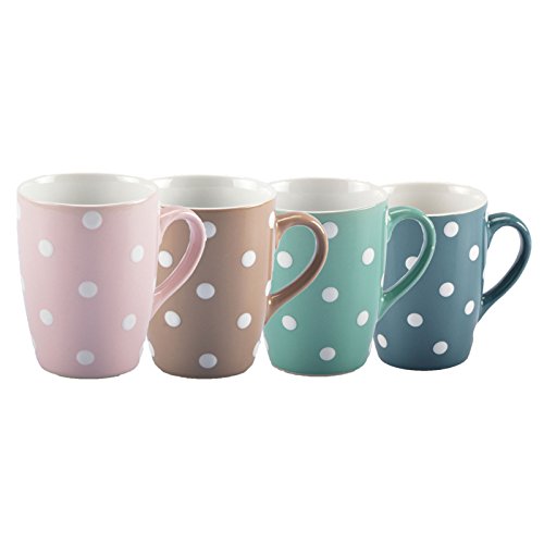 Servizio da caffè a pois, tazza con piattino