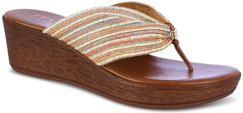ITALIAN Shoemakers Womens Lalisa Wedge Sandal