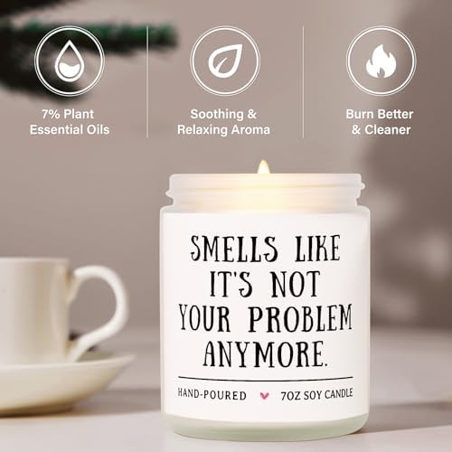 Handmade Lavender Soy Wax Candle - Perfect Retirement Gift - Image 5