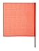 Keeper Hampton Products 04901 Safety Flag, PVC, 18 x 18-in. - Quantity 20