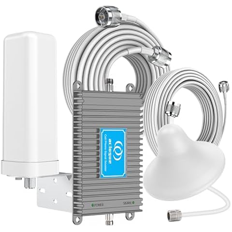 Cell Phone Signal Booster for Home Verizon ATT 700MHz Band 12/13/17 Cell Signal Booster 5G 4G LTE Cell Booster Omni-Directional Antennas Kits,Covers up to 4,500sq.ft, FCC Approved Cover