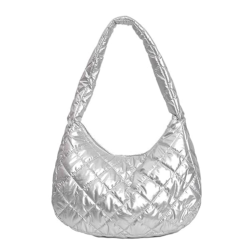 Bolso tipo tote acolchado grande para mujer miniatura 1