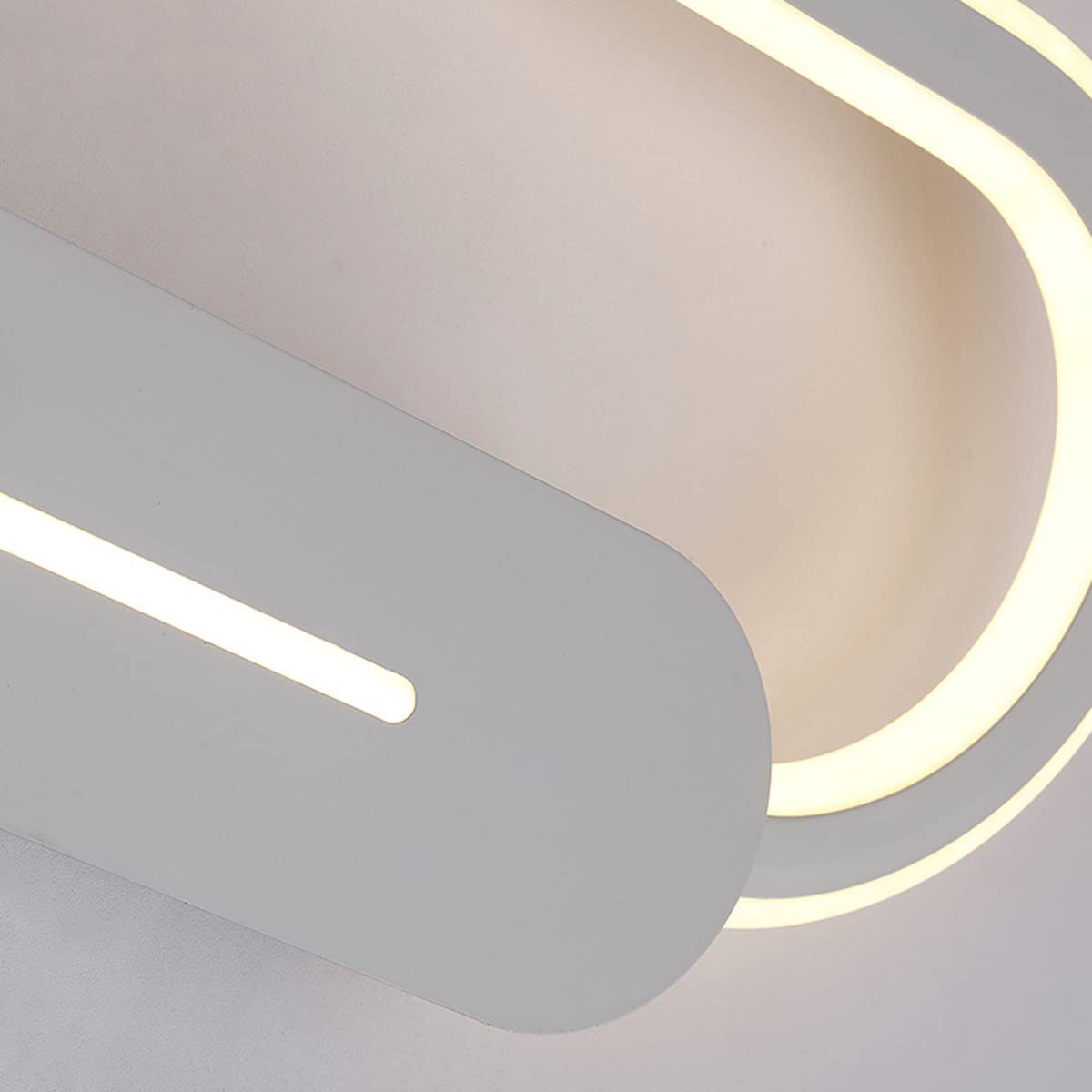 23W LED Spiegelleuchte Weiß 60CM Badezimmer Lampe 180° Einstellbar Badspiegel Lampe IP44 Wasserdicht Lampe Badleuchte Schminklampe Für Spiegel Wandmontage Lichtschrank Wandbeleuchtung