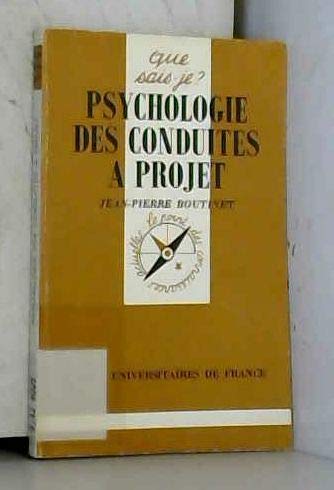 Psychologie des conduites à projet