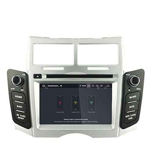 JINFOLI Wifi GPS Navigazione Stereo 2 Din Autoradio 4G 64G Multimedia DSP IPS Android 10.0 Lettore DVD for auto Adatto, for Toyota, Yaris 2005-2011 Impianto audio stereo per auto(NO DSP)