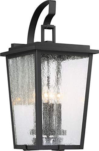 Minka Cantebury 23" High Sand Black 4-Light Outdoor Wall Light