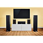 Polk Audio T15 Home Theater and Stereo Bookshelf Speakers – Deep Bass Response, Dolby and DTS Surround, Wall-Mountable, Pair, Black - Image 2