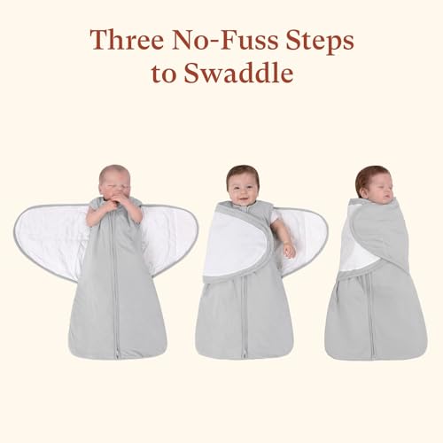 Image of 1.0 TOG Swaddle Sleep Sack, Adjustable Wearable Blanket for Babies 6-15 Months, Perfect for New Moms, Medium