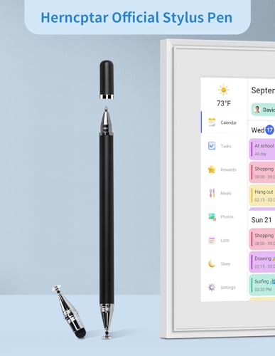 Lápiz capacitivo negro de aluminio anodizado para calendario digital premium 3