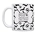 Dog Owner Gift Best Dachshund Dad Ever Paw Pattern 11oz Ceramic Coffee Mug Tea Cup White