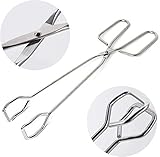  Benson Professionelle Grillzange für Grill, Zange für Lebensmittel, hitzebeständig, für Grill, Küche, Brot, Toast und Grill