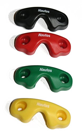 Nautos # 91062- Fairlead - Set of 4 - Black,red,Yellow & Black- for Big cam Cleat (91025 & 91035)