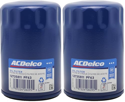 ACDelco PF63 Professional Engine Oil Filter (Pack of 2)