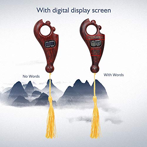 KKmoon Contador digital de contas de Buda Contador de dispositivos de descompressão budista para rel