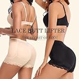 Derssity Women's Butt Lifter Shapewear Tummy Control Knickers Seamless Shaping Hip Enhancer Underwear Panty Padded(XING2,S) Beige - Image 4