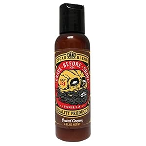 Grave Before Shave Beard Cream 4 oz. bottle Cigar Blend (Vanilla Cigar scent)
