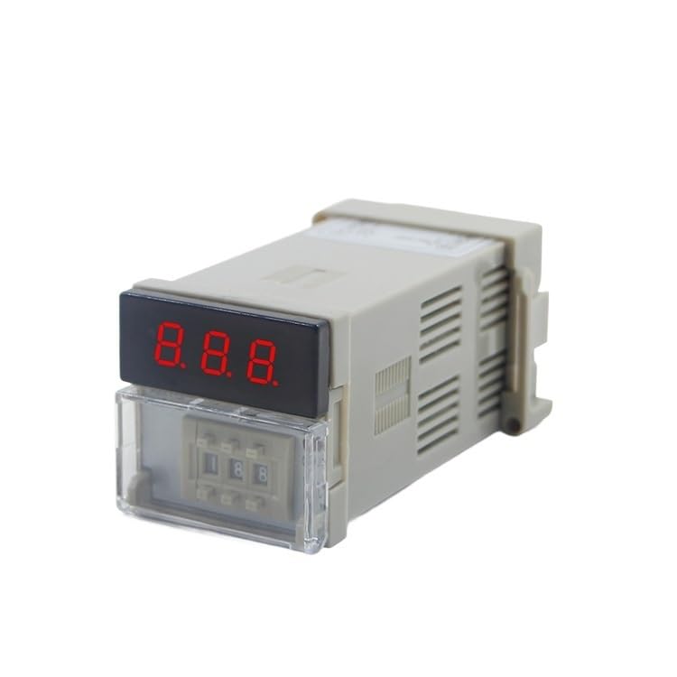 Digital Display Temperature Controller, AC 220V Relay Output, K J E PT100 Input 0-399 Degree