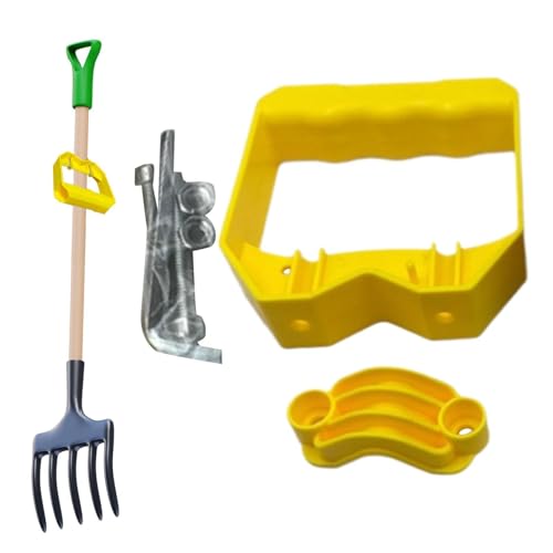 Mango para herramientas de jardín con extensión ajustable de pala 2