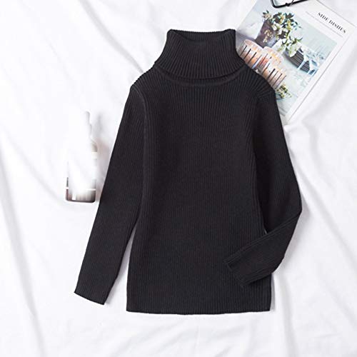 Toddler Boys Girls Turtleneck Sweaters Baby Ribbed Solid Knit Sweater Warm Long Sleeve Pullover Sweatshirt2