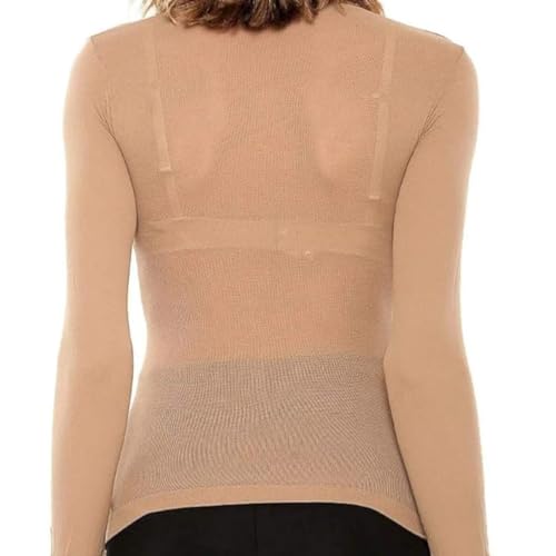 Blusa Segunda Pele, feminina, pó de arroz, único