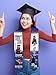 CafeTime Custom Graduation Stoles Class of 2026 Congratulation Gifts, Personalized Sash Honor Stoles for High School University, We are So Proud of You