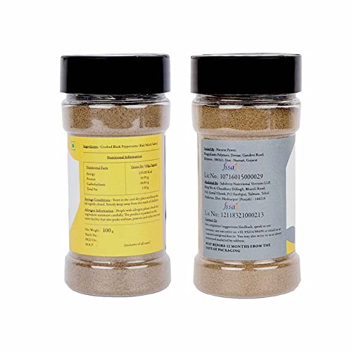 Image of Malikaz' The Royale Taste Black Pepper Powder Jar, 2 x 100 g