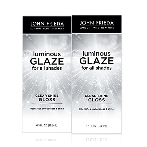 John Frieda Luminous Glaze Clear Shine Hair Gloss, Enhances Color and Adds Gloss for a Reflective...