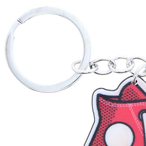 SandT Collection Bright Acrylic Sneaker Keychain Keyring4