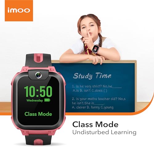 imoo Watch Phone Z1 4G Kids Smartwatch Phone Pink - Image 6