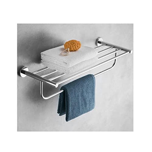 Juego de toallero de acero inoxidable con espejo para baño moderno 6