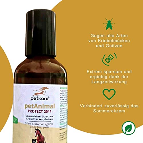 Peticare Anti-Kriebelmücken Stopp Roll-On für Pferde – Abwehr auch gegen Gnitzen, effektiv dem Sommerekzem vorbeugen, Keine Ekzemer-Decke mehr, Anflug-Stopp - petAnimal Protect 2011 - Image 3
