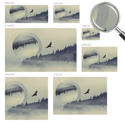 Revestimiento de pared forestal de 152x104 cm como solucion visual rapida 6