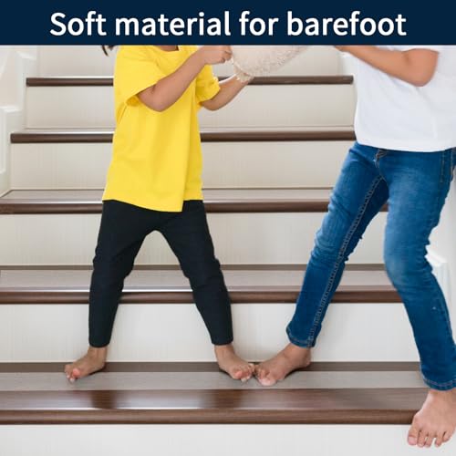 Image of Clear Anti Slip Tape for Stairs & Bathtubs, 2 inch x35FT Non-Skid Transparent Grip Tape - Soft PVC Safety Traction for Bare Feet, Pool Decks, Boats, Shower Floors