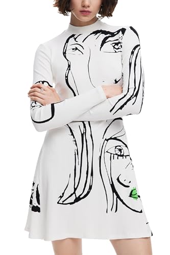 Image of Desigual Women's Woman Knit Dress Long Sleeve