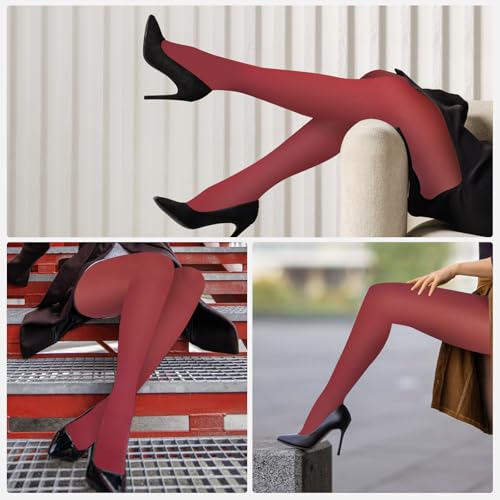 Image of Fleece Lined Tights Sheer Women,Fake Translucent Warm Pantyhose Leggings Sheer Thermal Tights for Women in Winter.