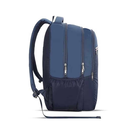 Image of American Tourister Nexa Style 01 | 36L Backpack | Casual Bag | 3 Compartments | School & College Backpack for Men and Women | Navy | 1 Yr Global Warranty