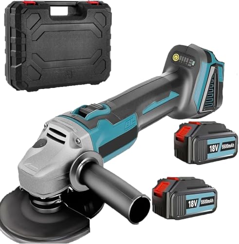 Akku Winkelschleifer Ø125mm 8500 U/min Ersatz für 18V Makita Akkus